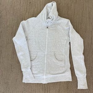 Lulu Ivory Scuba Hoodie